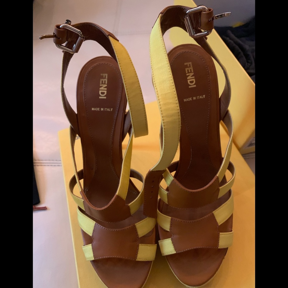 Fendi sandals!! Excellent condition! Worn 4 times.